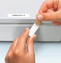 MARKALAMA sistemi Cihaz markalama UniCard kendinden yapışkanlı cihaz etiketleri Yazdırma: y UV BLUEMARK 1 2 3 x Plotter Baskısız US-EMLP.