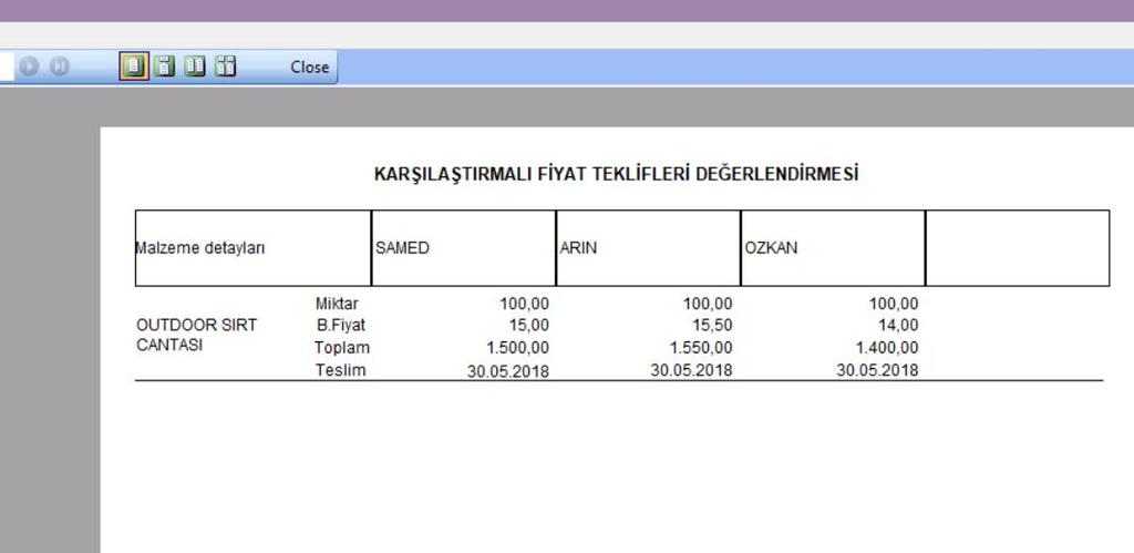 Form Dizaynı Gelecektir. Otomatik tanımlı teklif form dizaynı ile tekliflerinizi karşılaştırabilirsiniz.