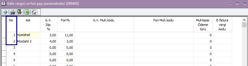 Mikro - Programlarında Yapılan Yenilikler Aktarım Ayarları Müstahsil faturasındaki kesintilerin doğru yapıda oluşması için Ayarlar ve genel tanımlar/sistem /Gelir vergisi ve fon payı parametreleri