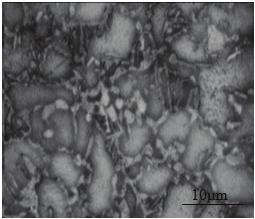 Yeni ferrit mikroyapı resimleri (Dağlama %4pikral + Kaynar durumdaki alkali kromat solüsyonu) SS725; FS752 (New ferrite micrographs (Etched in 4% picral+ hot chromate reagent) ferrit içermezken,