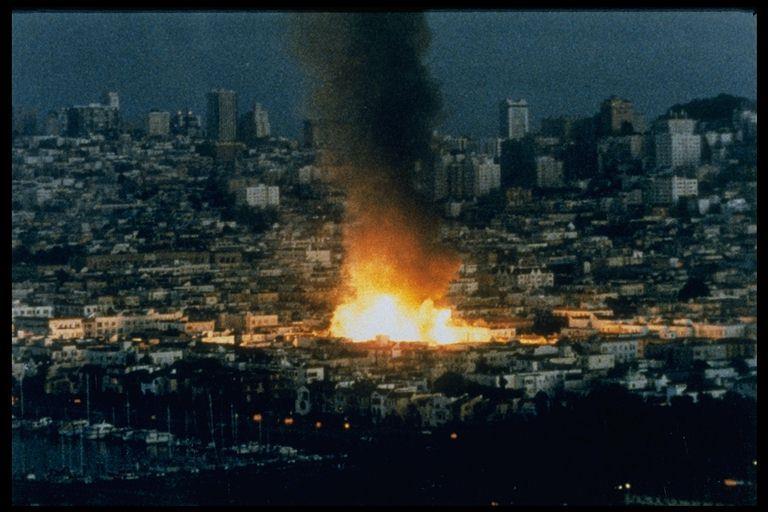1906 SF depremi yangını 1989 Loma Prieta depremi sonrası 4.