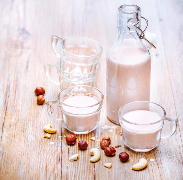Fındıklı Kaju Sütü --- Bitkisel Süt «Multigrain Milk» Programı --- 6 Kişilik Hazırlama süresi: 5dk Pişirme süresi: 20 dk 1 litre su 60 g fındık 60 g tuzsuz kaju 1 yemek kaşığı akasya balı Bir tutam