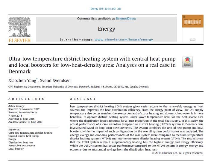 düşük sıcaklıklı bölgesel ısıtma sistemi: Danimarka'da