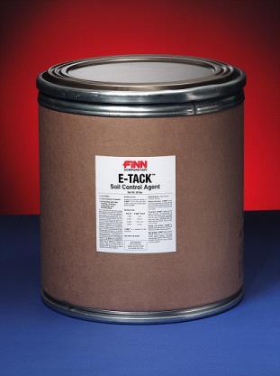 Finn E-Tack Finn E-Tack, bütün kolay çimleme mulch uygulamaları çeşitleri için toprağı ve çamur partiküllerini elektrokimyasal yollarla bir arada tutan özel olarak üretilmiş polimerdir.