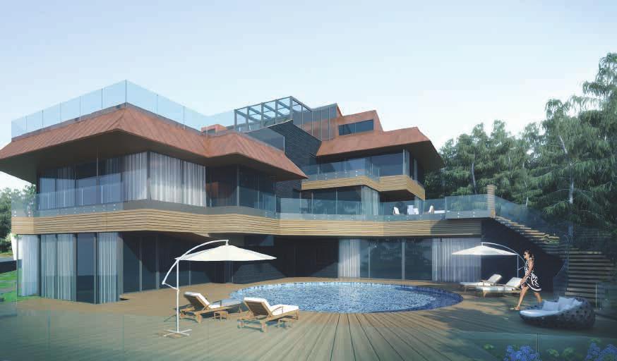 7 prizleri, estetik ve konforu teknoloji ile harmanlamaktadır. Berker estetiği Pelican Hill Villa da Özel konumuyla göze çarpan ödüllü villa projesinde 1.200 m² kullanım alanı ve 2.