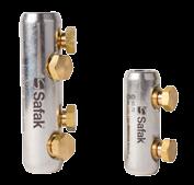 Alüminyum Vidalı Ek Muf Orta Gerilim (35 kw) - Kablo Pabuçları Özellikler Sıkma aletlerine ve vasıflı operatöre gerek yoktur. Sadece lokma anahtar ya da İngiliz anahtarı gereklidir.