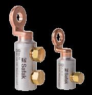 SFK Bimetal Vidalı Orta Gerilim - Kablo Pabuçları Özellikler Sıkma aletlerine ve vasıflı operatöre gerek yoktur. Sadece lokma anahtar ya da İngiliz anahtarı gereklidir.