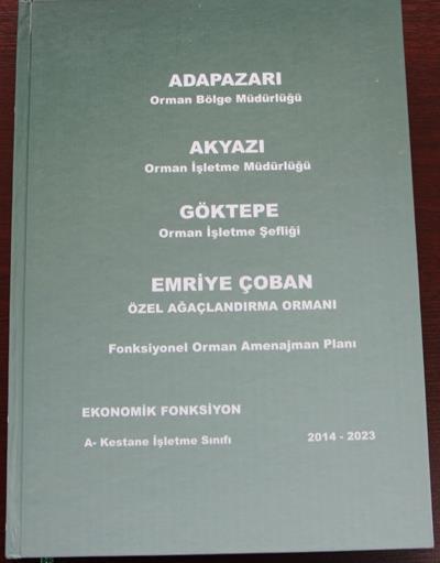 Akdeniz orman kullanım projesi, 1977 Kuzey Ege-Marmara ve Karadeniz