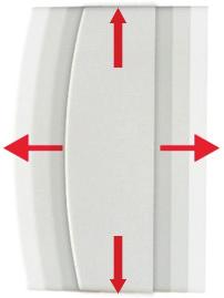 Boyutlar (mm) 36 X 87 X 30 mm Gövde Malzemesi ve Renk ABS Beyaz LED Bildirim Kırmızı: