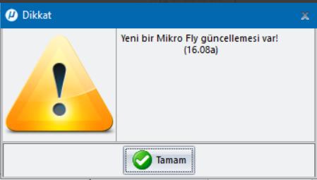 Yeni Sürüm Yayınlandığında Programdan Kullanıcı Bilgilendirilmesi ve Sürüm Kontrolü Kullanılan programda yeni bir sürüm güncellemesi