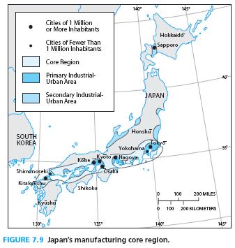 4- Doğu Asya Sanayi Bölgesi Japonya