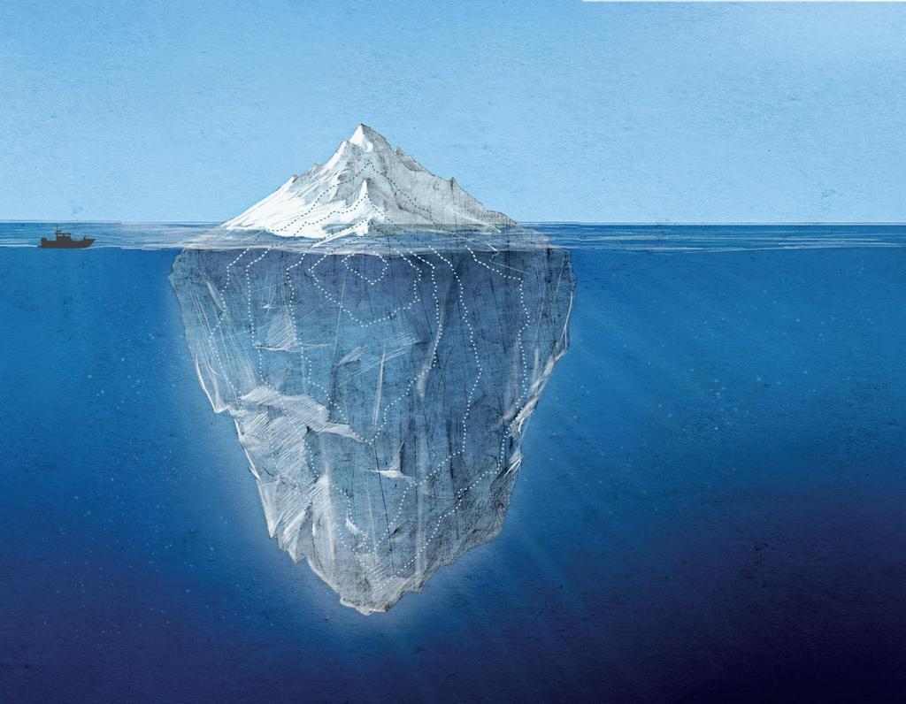 Patofizyoloji Semptomatik DVT Iceberg in üstünde kalan