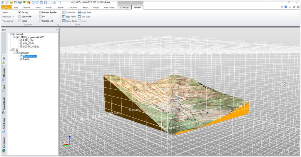 3D Dosyası Kaydet: Hazırlanan projelerin 3 boyut dosyası olarak