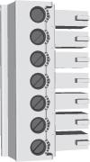 AMC2 Modular Controller Ekler tr 41 1 Güç kaynağı, DC artı (10V - 30V) 2 Ekran 3 Güç kaynağı (0V) 4 UPS (güç iyi sinyali) - AC 5 UPS (güç iyi sinyali) - Pil 6 UPS (güç iyi sinyali) - DC 7 UPS (güç