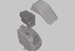 06 Bakım ve teknik özellikler Sigortalar Motor kabini Konumlar 1 1 2 3 4 39 36 06 3 Kapağın iç kısmında sigortaların çıkarılması ve takılmasına yardımcı olmak üzere sigorta pensesi vardır.