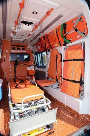 It is the patient transport ambulances, which transport a