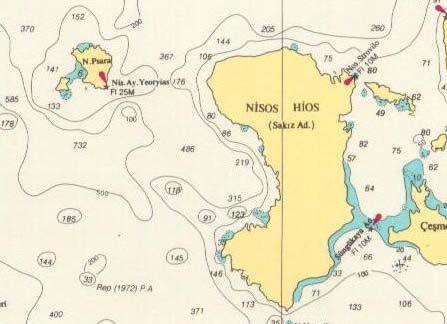 c. Antiipsara Adaları ve Venedik Kayalığı (5 Parça)