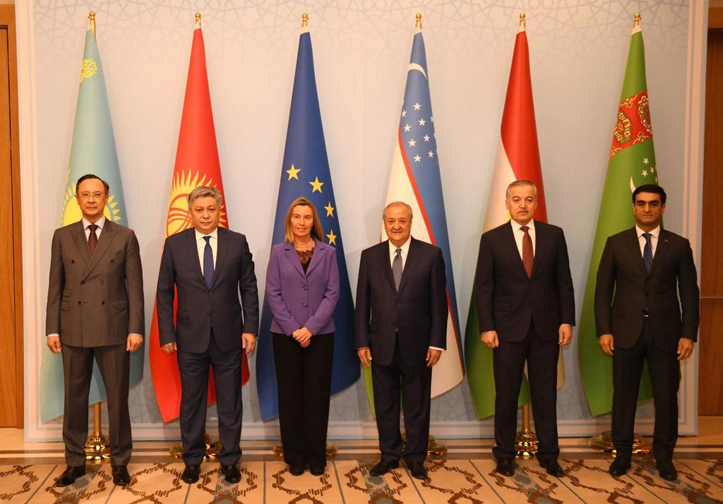 26 Mart ta yapılan görüşmeye Orta Asya Ülkeleri Dışişleri Bakanları ve Avrupa Birliği Dış İlişkiler ve Güvenlik Politikası Yüksek Temsilcisi Federica Mogherini katıldı.