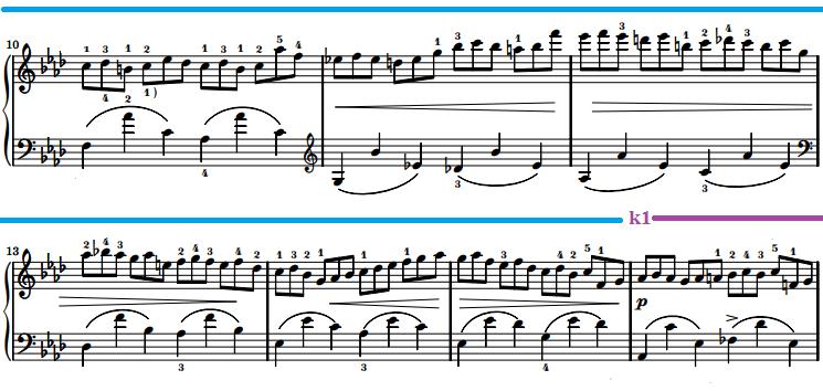 Chopin Op.25 Nr.2 Form Analizi Tablosu 3.3.1.