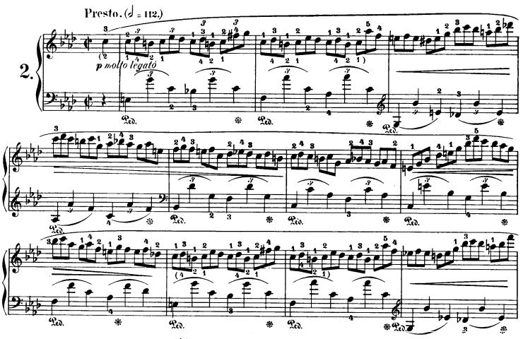 3.3.2. F. Chopin Op.25 No.2 Fa minör Etüdün Piyanistik Açıdan İnceleme ve Değerlendirilmesine Yönelik Bulgu ve Yorumlar 3.3.2.1. Op.25 No.2 Fa minör Etüd 26 Şekil 16. F. Chopin Op.25 No.2 Fa minör (1.