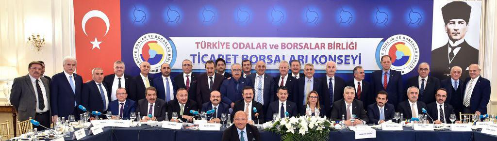 BAŞKAN ERGAN TİCARET BORSALARI KONSEY TOPLANTISINA KATILDI Trabzon Ticaret Borsası TOBB Ticaret Borsaları Konsey Toplantısı M.