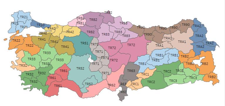 En yüksek gelire sahip yüzde 20 lik grubun gelirinin, en düşük gelire sahip yüzde 20 lik grubun gelirine oranı şeklinde hesaplanan P80/P20 oranı Türkiye genelinde 7,7 katı iken, TR52 (Konya, Karaman)