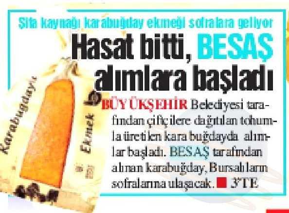 HASAT BITTI, Yayın Adı : Bursa Hayat