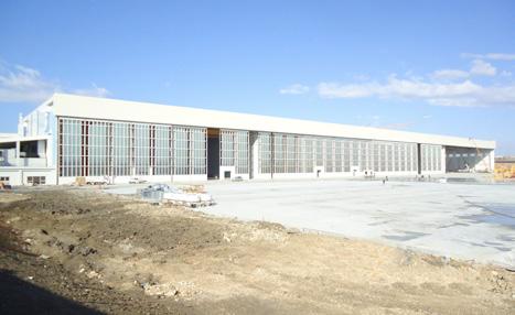 Havalimanı nda bulunan; MNG Teknik firmasına ait Bakım Hangarlarının çelik konstrüksiyon imalat ve montaj işleri,