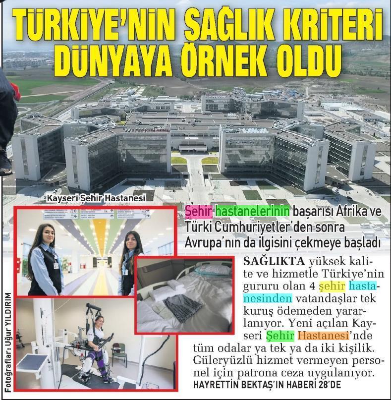 Tıbbi Türkiye de Tedarik Kapsamı Sağlık Potansiyeli ve Modelleri Sağlığın Geleceği; Şehir Hastaneleri Sağlık Bakanlığı Kamu Özel İşbirliği (KÖİ) Modeli ile 42.