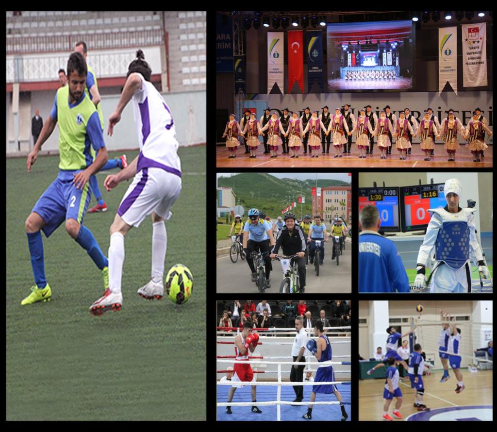 Spor Birimi Eğitim Öğretim Yılı 2016/2017 2017/2018 Spor Branşları 27 24 Sportif Etkinlik Sayısı Sporcu Öğrenci Sayısı TUSF: 27 ÜNİLİG: 7 Yapılan: 3 456 426 Yapılacak Olan:17 Üniversitemiz Spor
