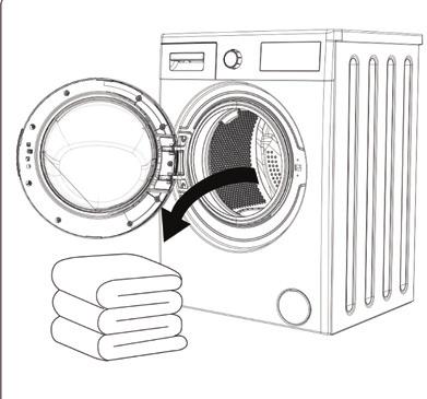 Çamaşırların Makineye yerleştirilmesi Çamaşırlarınızı makinenize yüklemeden önce mutlaka bir program seçmelisiniz.