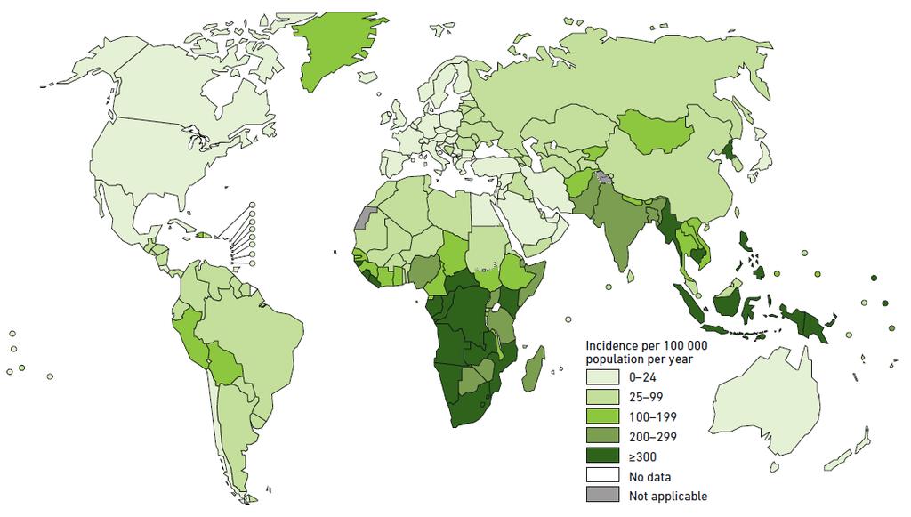 Dünyada En Çok Tüberküloz Hastası Sahra Güneyi Afrika