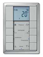 sıcaklığı kontrol üniteli Merten çok fonksiyonlu buton ile okul binası ya da herhangi bir oda