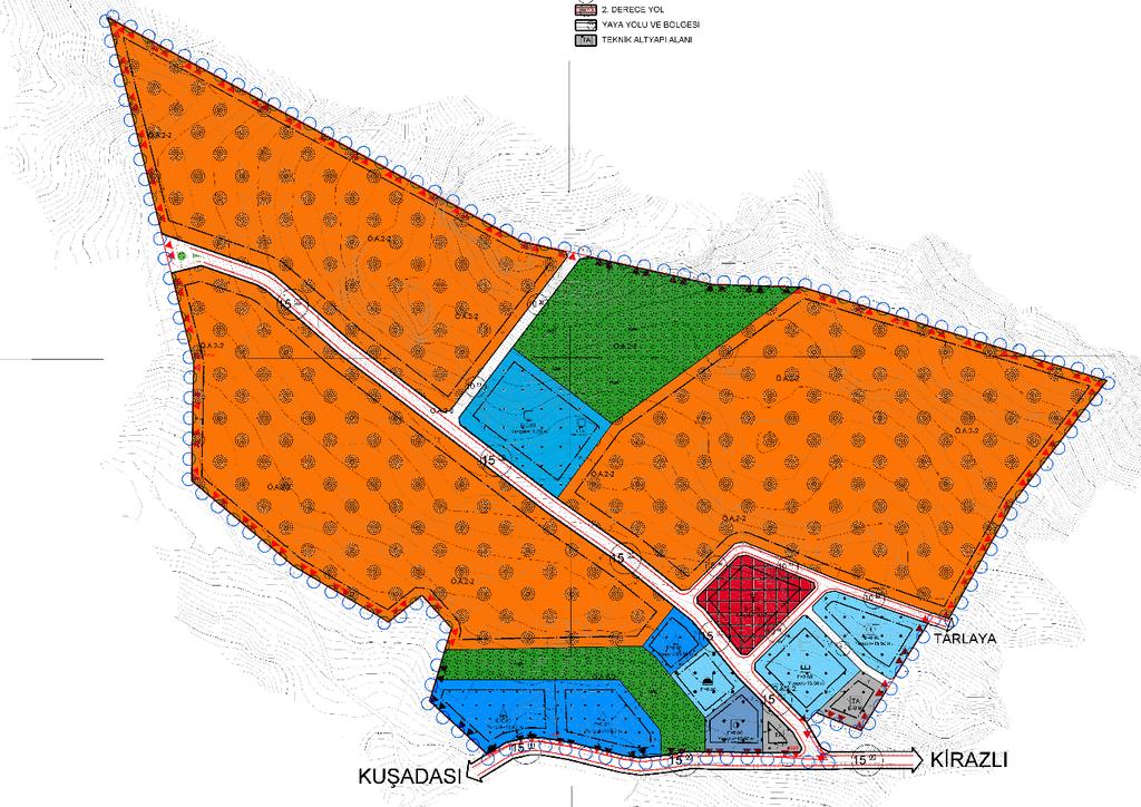 3.3. 1/1000 ÖLÇEKLİ UYGULAMA İMAR PLANI 3.3.1.1/1000 Ölçekli Uygulama İmar Planı Aydın İli, Kuşadası İlçesi, Türkmen Mahallesi 402 ada 8 parsele ilişkin 1/1000 Ölçekli Uygulama İmar Planı aşağıda verilmiştir.