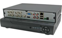 264 Sıkıştırma Formatı 4x Ses, HDMI, VGA, 2x USB, Mouse ile Kolay Dijital Zum 8 Kanal Hibrit Kayıt Cihazı AHD, CVI, TVI, Analog ve destekler 264