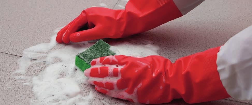 EXTRA Yüksek Performanslı Ev işi Eldiveni Superior Household Glove Özellikler Bulaşık, çamaşır, temizlik gibi ev işleri için uygundur. Pamuk kaplı iç yüzeyi terlemeyi azaltır ve rahat kullanım sağlar.