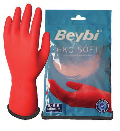 Boy olarak 7-7,5, 8-8,5, 9-9,5 ve 10-10,5 numaraları mevcuttur. Gıdaya uygundur. Features Appropriate for household cleaning, painting, gardening and general cleaning areas.