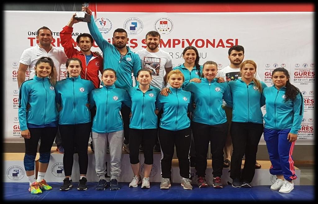 Türkiye Üniversite Sporları Federasyonu tarafından düzenlenen Üniversitelerarası Güreş