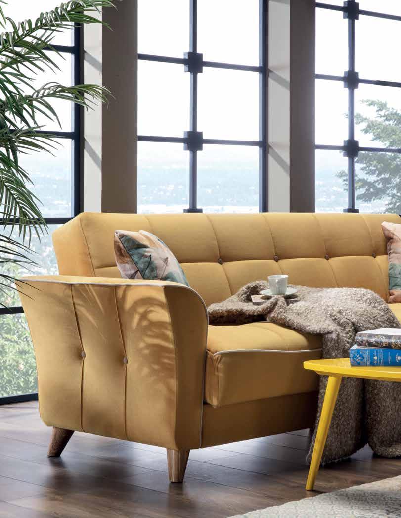 parlayacak Modern contour and bright colors make Well Sofa a beautiful addition to modern