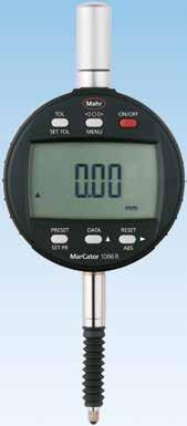 - 5-14 Dijital Komparatör MarCator 1086 WRi / 1086 WR, Su geçirmez model, Çözünürlük Değerleri 0.01 mm /.