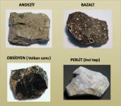 p): açık renkli, iri ve orta büyüklükte mineral kristaller içerir, iç magmatik kayaç