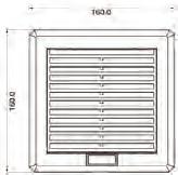 5 RL 705 Gri IP54 200 PFI 1000 110x110mm IP54 FİYT: 11.