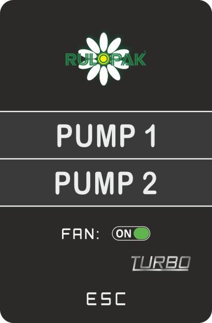 PUMP SETTINGS Cihazınızda 2 adet kokulandırma kartuşu ve ayarlarını yapabileceğiniz 2 Pompa (Pump) seçeneği bulunmaktadır. Her pompa için gün içerisinde ayarlanabilir 5 adet program bulunmaktadır.