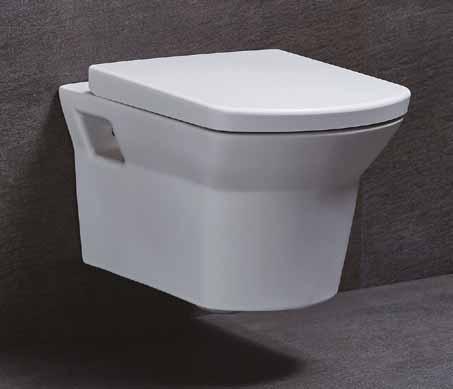 68303 Wall-mounted WC Takımın modern lavaboları etajerli banyo mobilyası ve yarım ayak kullanımları ile alternatifi çözümler sunuyor.
