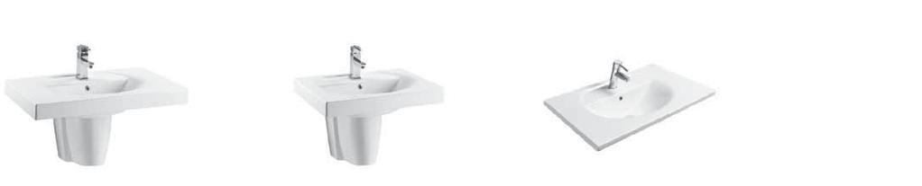 Harpasa İnce Bantlı Mobilya Slim Band Washbasin compatible with bathroom furnitures.