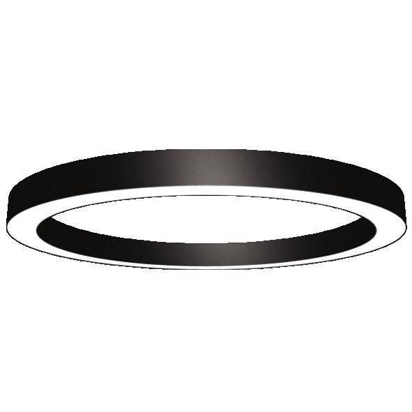 LINEAR Sıva Üstü Armatürler / Surface Mounted Luminaires VEKLINE RING S Elektrostatik toz boyalı alüminyum gövde Aluminium housing with electrostatic powder coated Yüksek geçirgenlikli satine PS opal