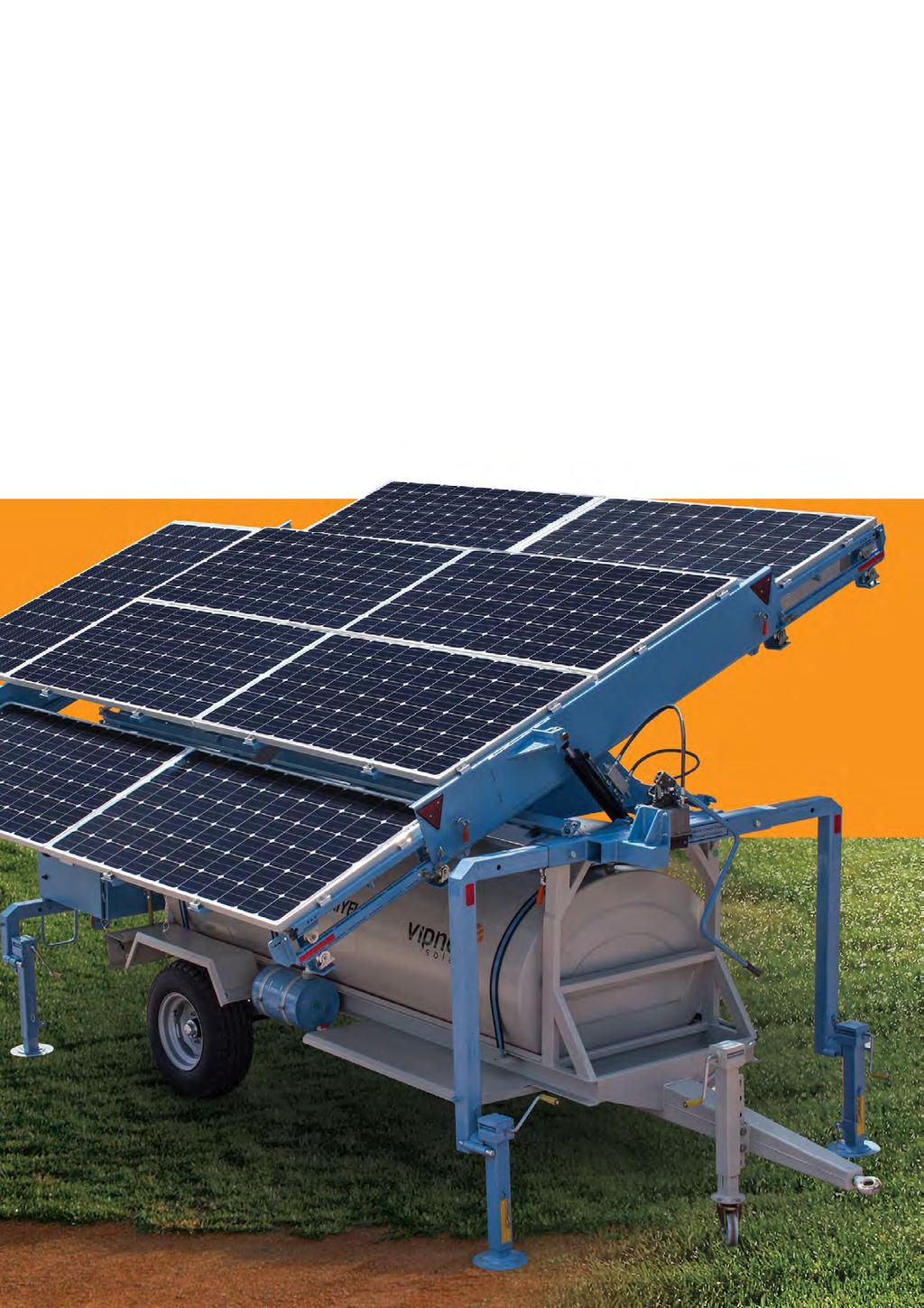 Zirai sulama ihtiyaçlarınız ve enerji gereksiminiz için yepyeni bir yaklaşım A Brand New Approach For Your Agricultural Irrigation and Energy Needs SU VE ENERJI DEPOLAMALI MOBIL SOLAR SISTEM MOBILE