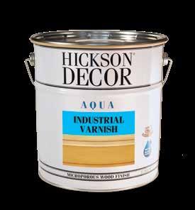 Hickson Decor Aqua Endüstriyel-Cila Endüstriyel su bazlı dış cephe ahşap cilası 11 Dış Cephe Tabanca veya fırça ile uygulayın Dış mekanda Şeffaf Su itici Nefes alır, ahşap içindeki nemi dışarı verir