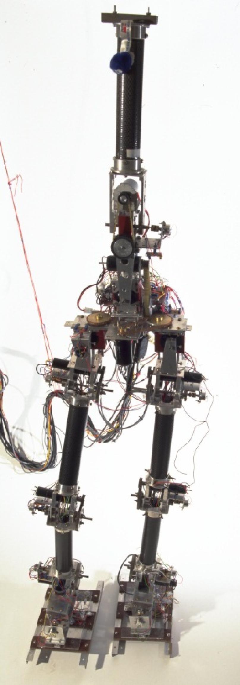 Humanoid robot Gonzalez developed in Manchester UK under supervising of Dr. Medrano Cerda, in 2001. This robot was the PhD thesis of Davut Akdas.