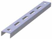 DESTEK SİSTEMLERİ SUPPORT SYSTEMS TİJLE KANAL TAŞIYICILARI / TRAY CARRIES WITH THREADED ROD Uzunluk Length L Kalınlık T Pregalvaniz Sendzimir Galvanization / (kg/adet) Sıcak Daldırma Galvaniz Hot Dip